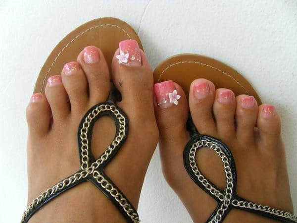 3D Pink Nails