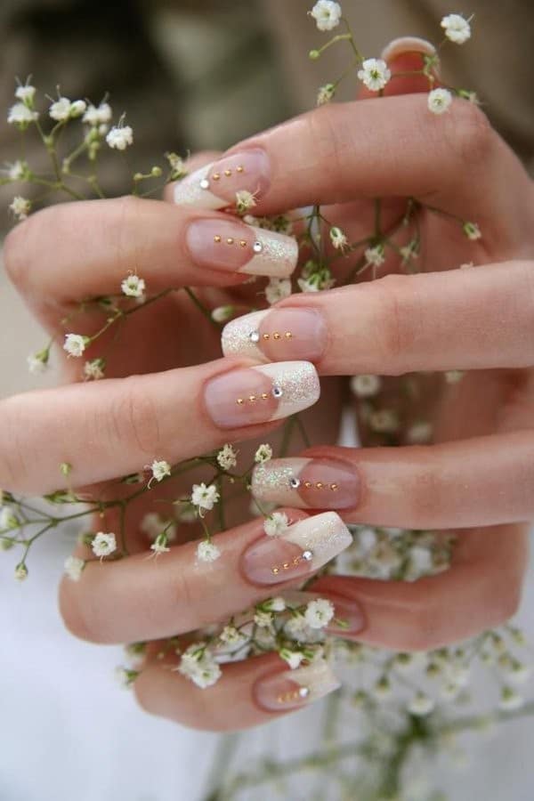 Adorable Wedding Nails
