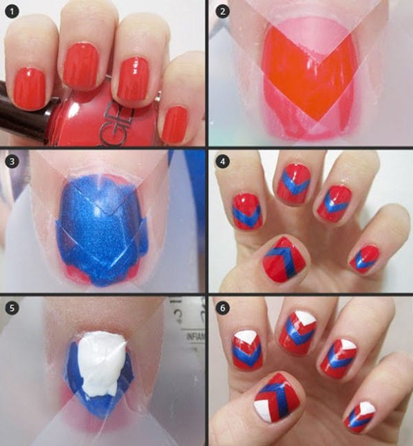 Chevron Nail Design