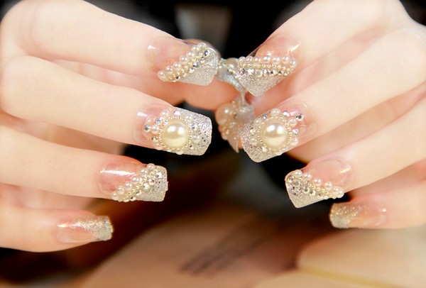 54 Wedding Nails Design Ideas With Trending Pictures 21