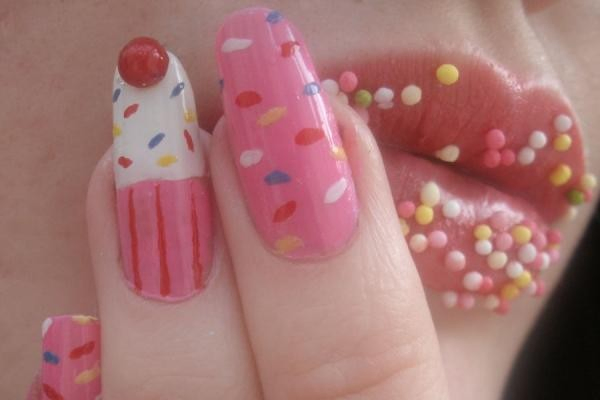 Cup Cake Nails