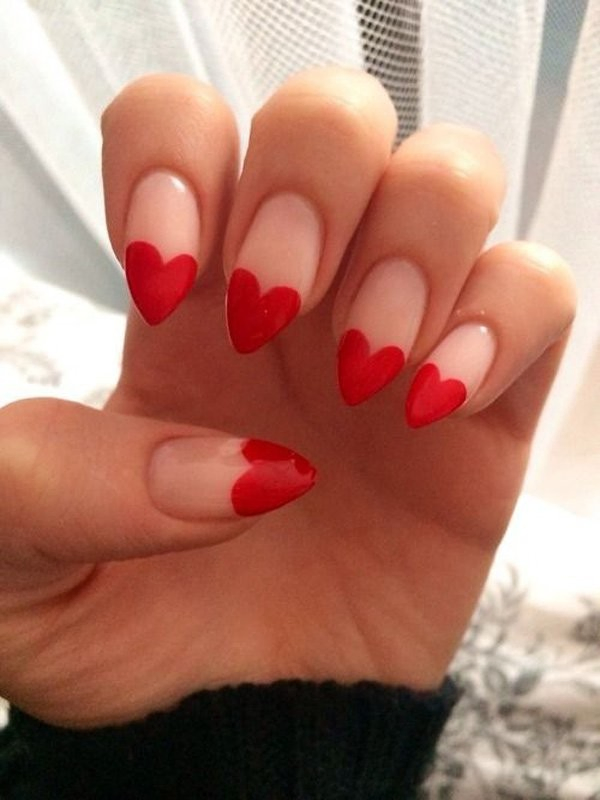 Heart Wedding Nails