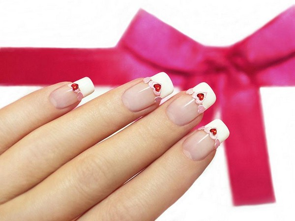 Simple Wedding Nail Arts