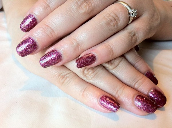 Nail Design Ideas Shellac Glitter