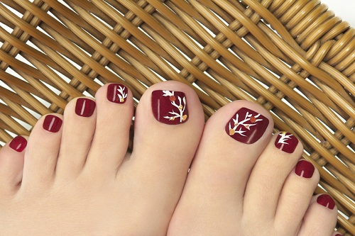 Plant Toe Nail Designs