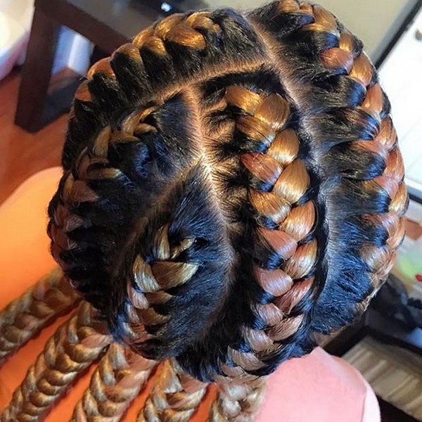 African Goddess Braid