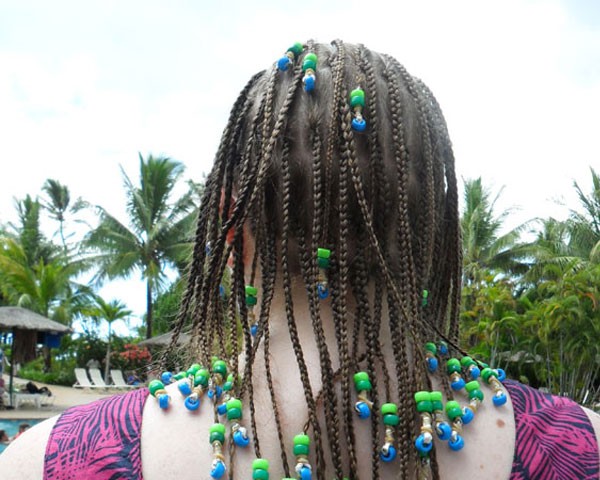 Tresses perlées