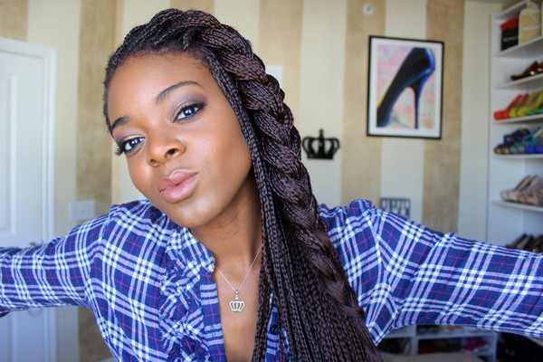 Box Braids Styles Pinterest