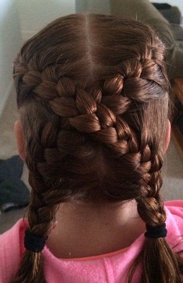 French Braids Hairstyles For Kids