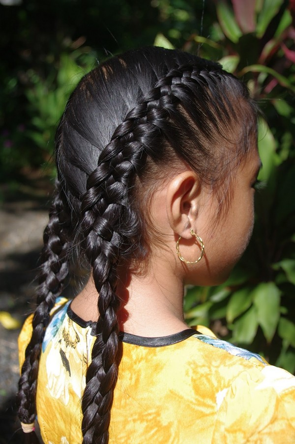 French Braids Hairstyles Youtube