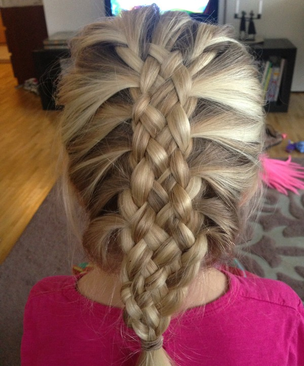 French Braids Styles With Weave