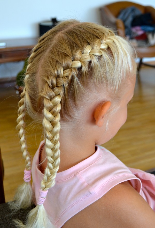 French Braids With Weave