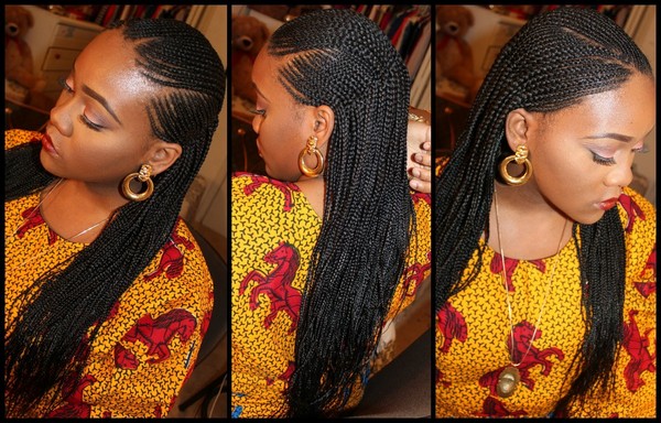 51 Latest Ghana Braids Hairstyles with Pictures - Beautified Designs