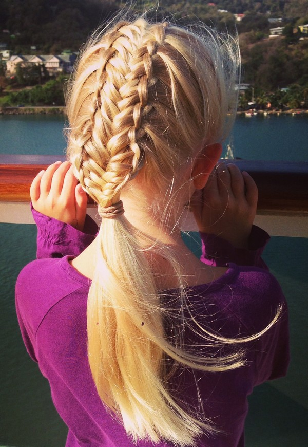 Pictures Of French Braids Fishtail