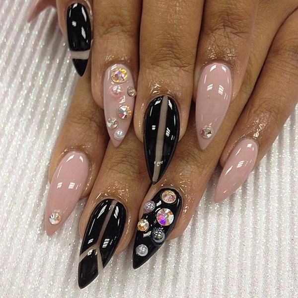 Pointy Square Nails