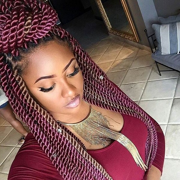 55+ Kinky Twist Braids Hairstyles with Pictures (2020 Trends)