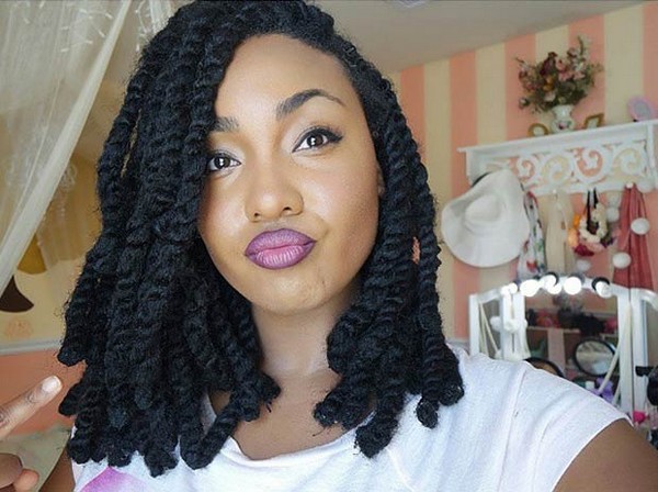 Long Afro Kinky Twist Braid Hairstyles 55 Kinky Twist Braids Hairstyles with Pictures 2020 Trends 