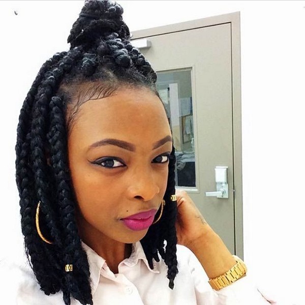 Coiffures boho Box Braids