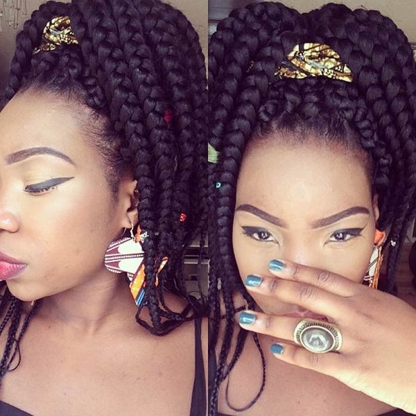 Box Braids Hairstyle Tutorial