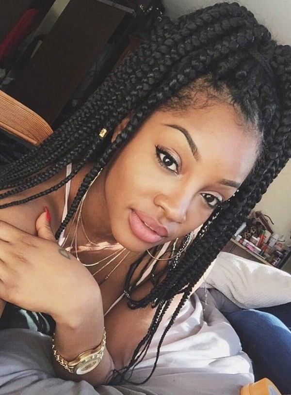 Cool Big Box Braids Ideas