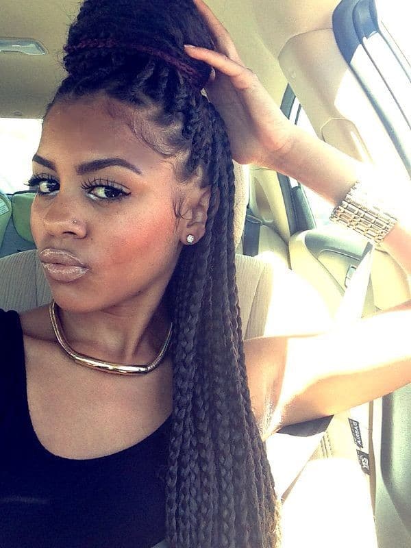 42 Best Big Box Braids Styles with Images - Beautified Designs