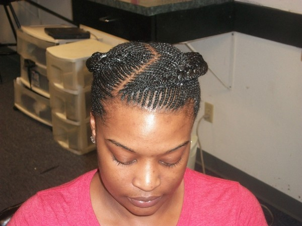 Iverson Braids In A Bun