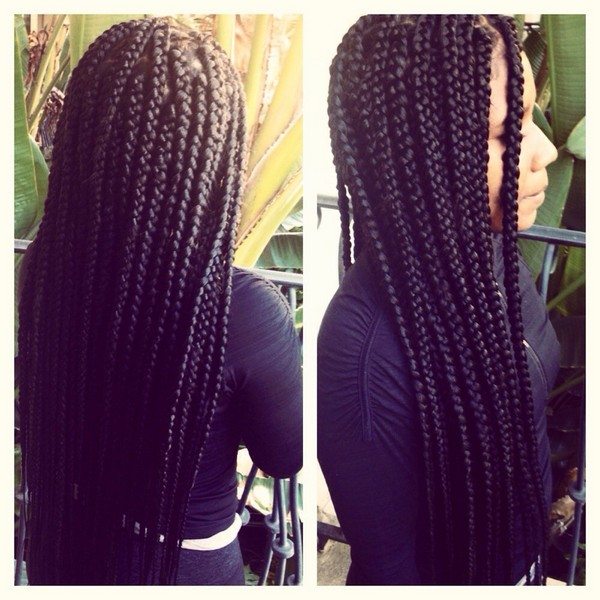 Single Braids Hairstyles