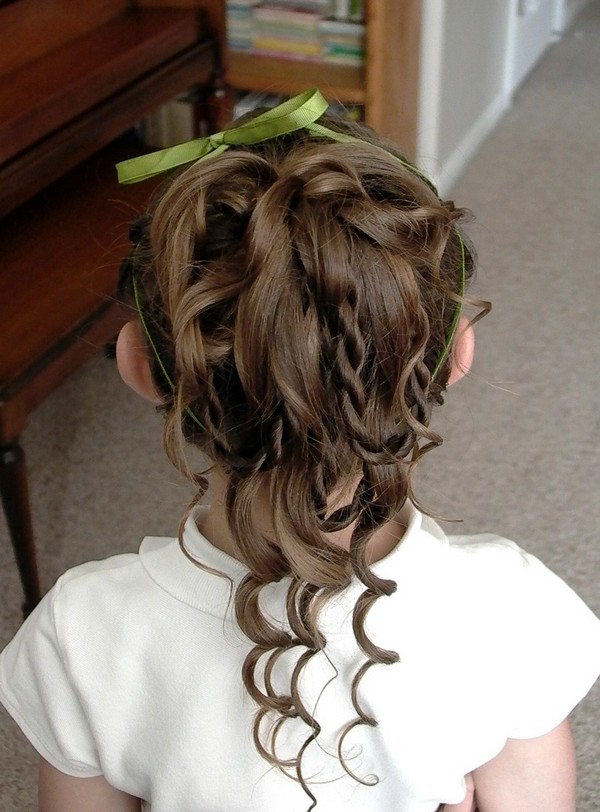 Hairstyles For Little Flower Girls