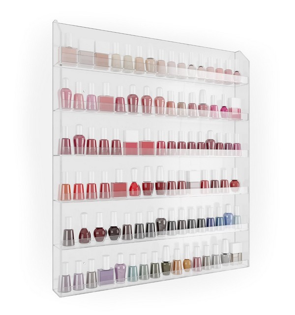 Home It Acrylic Nail Polish Rack