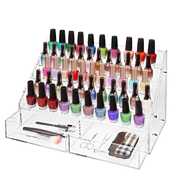 Wooden Nail Polish Rack