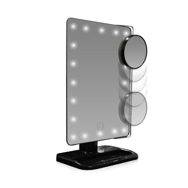 Rucci Led Lighted Wall Mounted Makeup Mirror