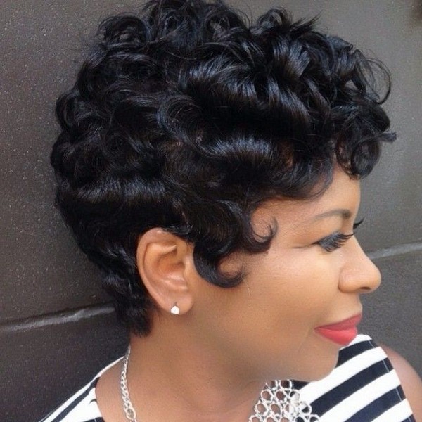 short hairstyles on african american