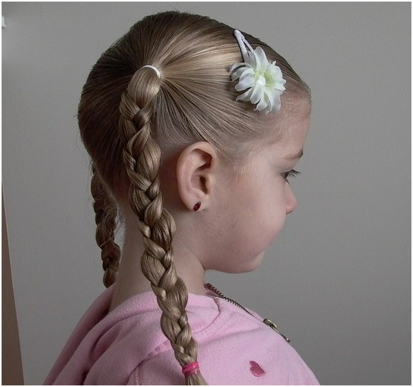 Little Girl Braided Hairstyles For Weddings