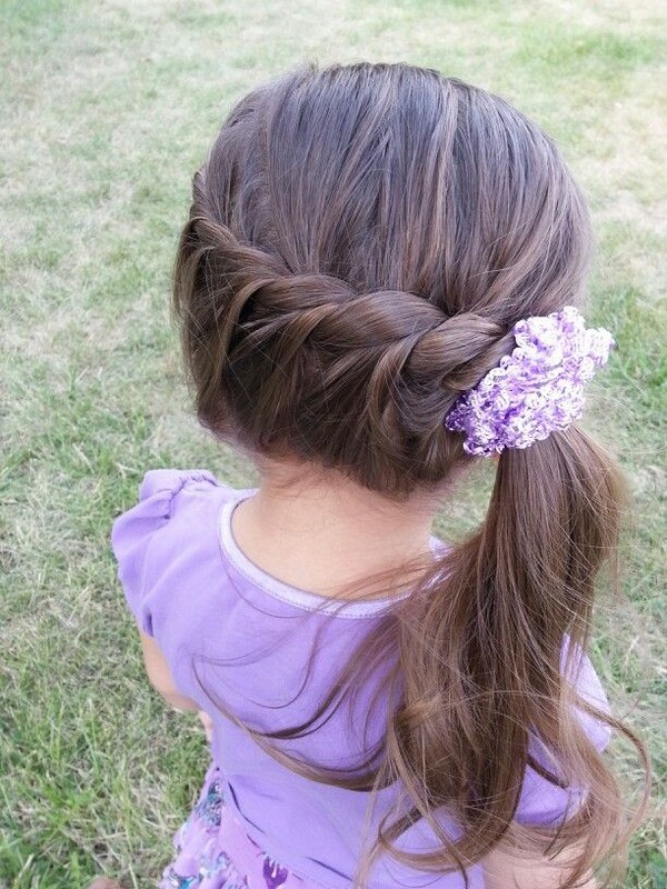 Super Cute Little Girl Hairstyles For Wedding