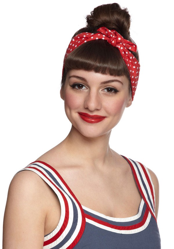 Retro Bun Hairstyle