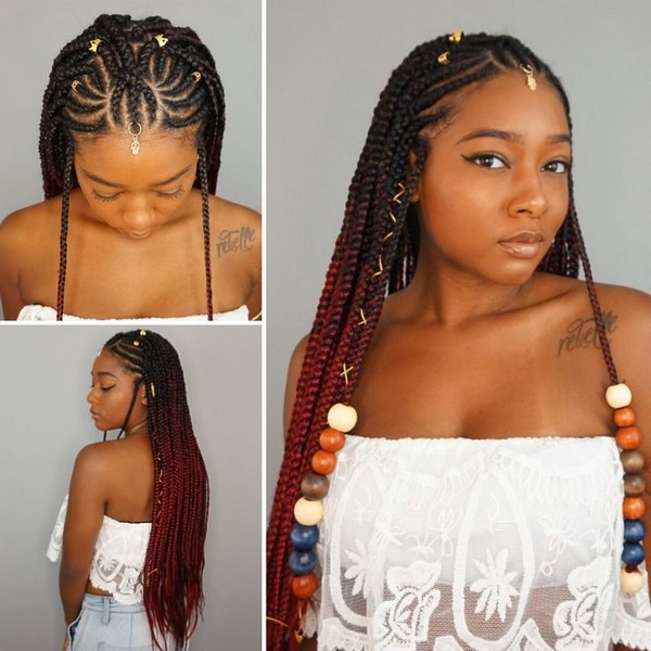 Lemonade Braids To The Side