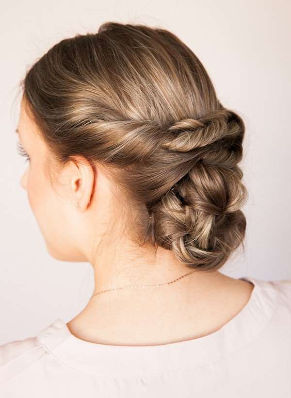 Braided Updo For Natural Hair