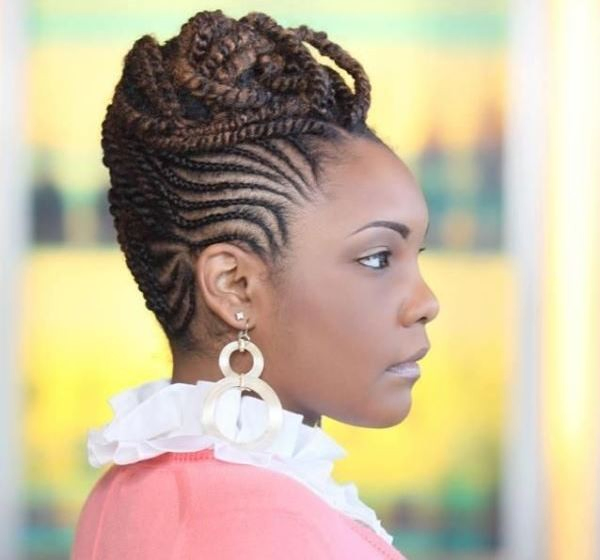 Braided Updo Hairstyles For Natural Hair