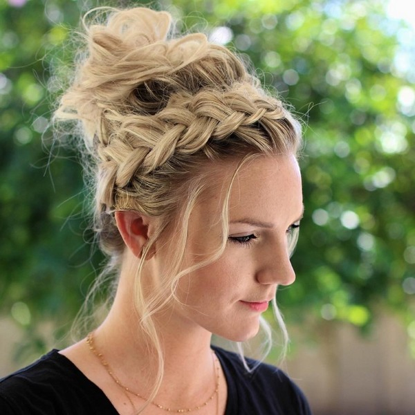 Easy Braided Updo Hairstyles