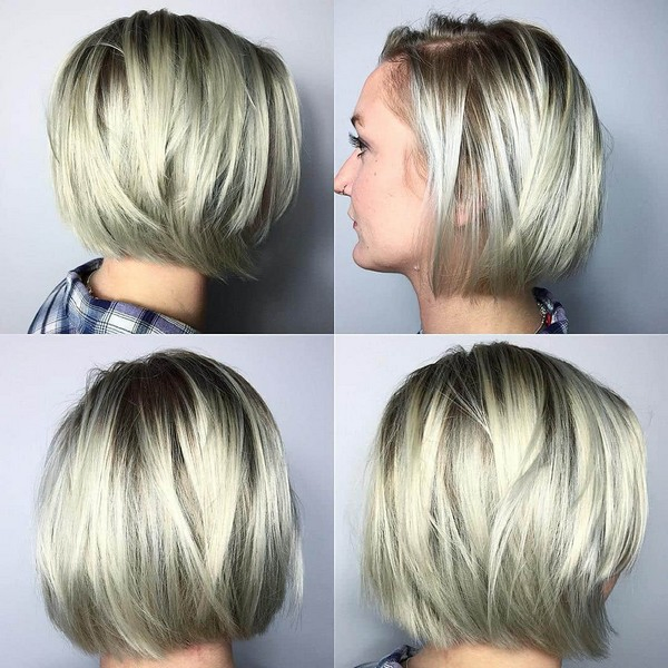 Short Layered Bob Hairstyles For Thick Hair