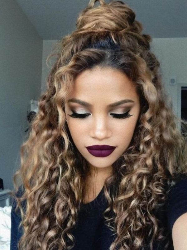 Long Layered Curly Hairstyles
