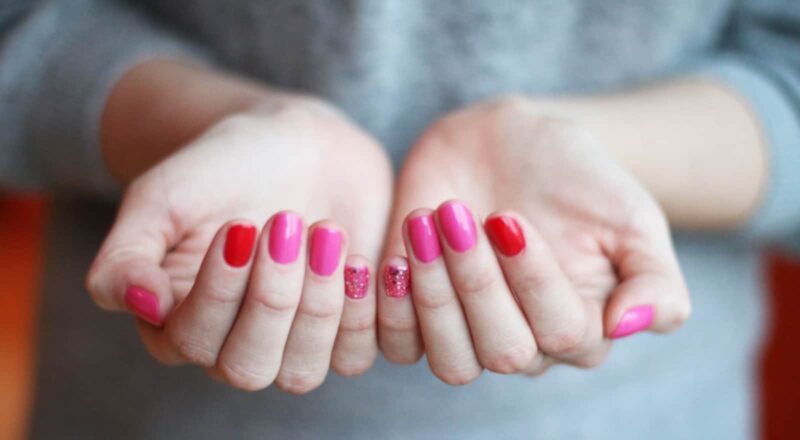 pink nails designs