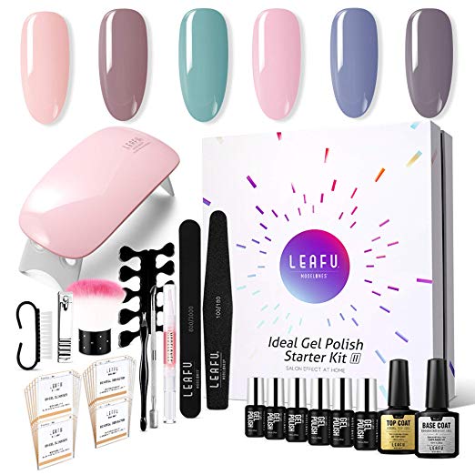 shellac nails diy kit at home