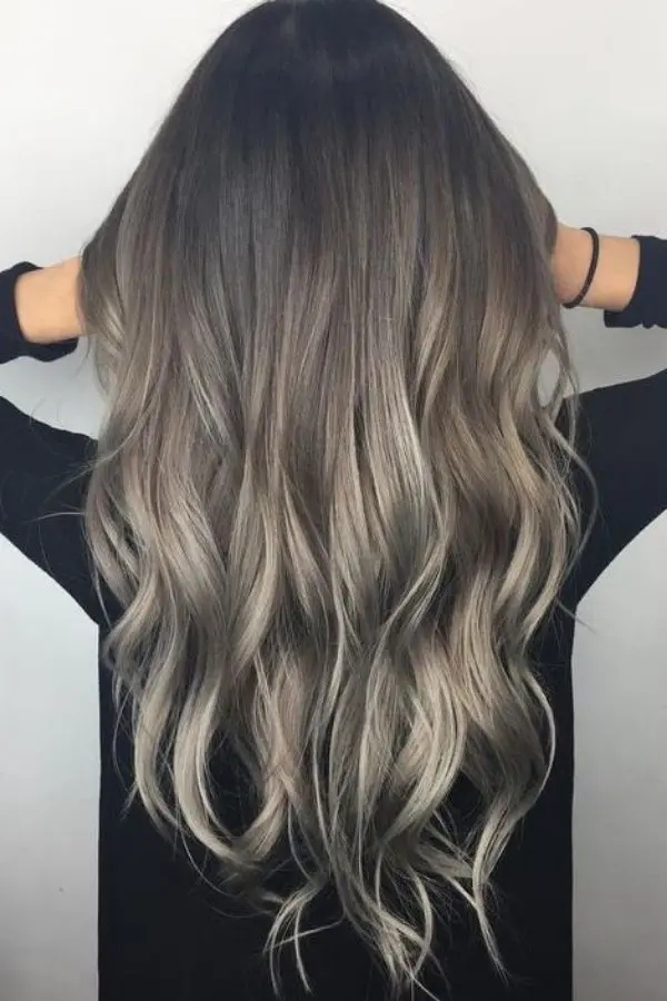 Ash Blonde Balayage Hair