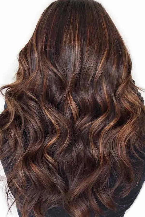 Balayage Dark Brown Hair