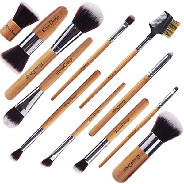Makeup Brush Set Bamboo