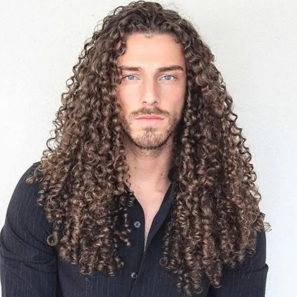 Mens Perm Hair