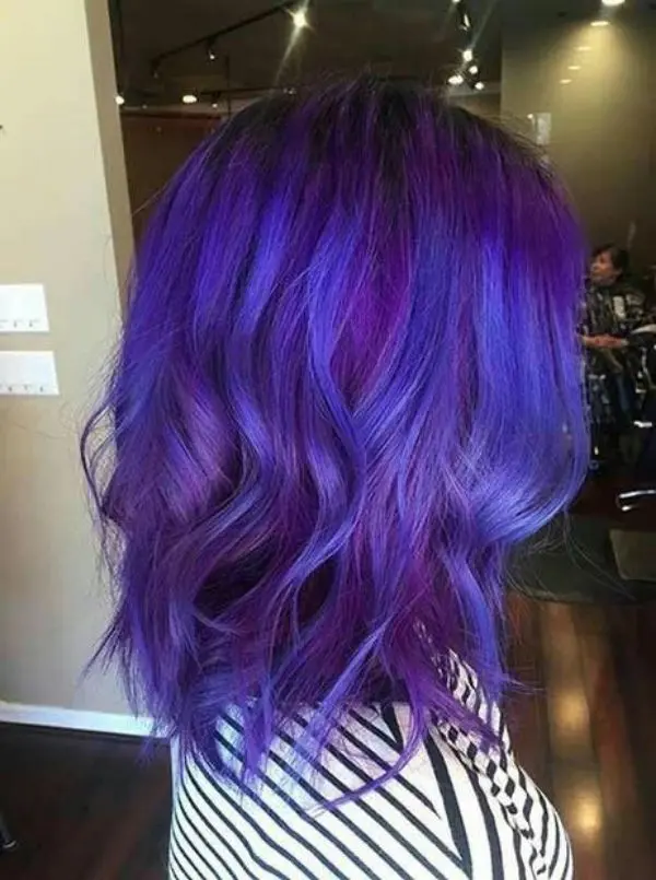 Purple Balayage Hair