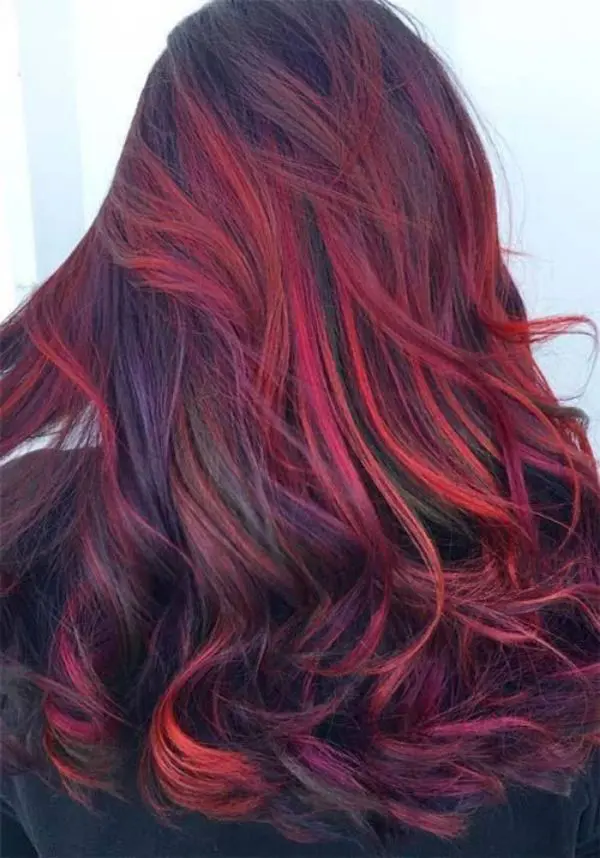 Red Balayage Hair