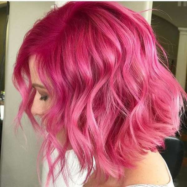 Bright Pink Hair